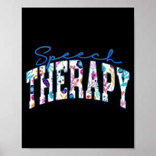 Lustige Sprachtherapie Sprachtherapeut Sprache Poster