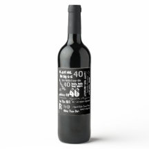Lustige Sprüche 40. Geburtstag Schwarz