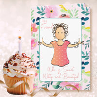 Lustige Sprüche 60. Geburtstag Snarky Lady Cartoo