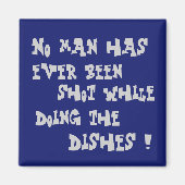 Lustige Sprüche auf Magneten Magnet (Vorne)