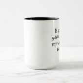 Lustige Sprüche Bürovorstand zitieren Kaffeebeutel Tasse (Zentrum)