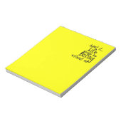 LUSTIGE SPRÜCHE ERLAUBEN LEBENSBEREITUNG OHNE MEIN NOTIZBLOCK (Rotiert)