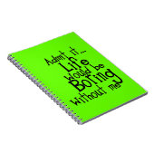 lustige Sprüche ERLAUBEN LEBENSBEREITUNG OHNE MEIN Notizblock (Rechte Seite)