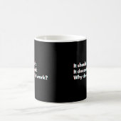 Lustige Sprüche für Entwickler und Programmierer Kaffeetasse (Mittel)