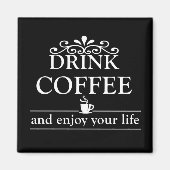 lustige Sprüche für Kaffee Magnet (Vorne)