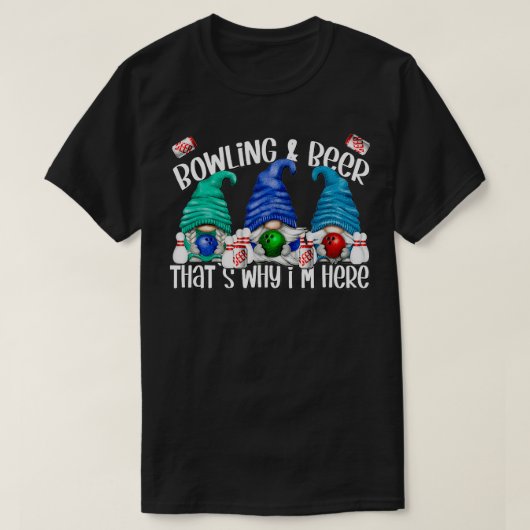 Lustige Sprüche für Männer Bowler Bowling A T-Shirt (Design vorne)