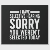 Lustige Sprüche Kunst für sarkastische Menschen Mä Geschenkpapier (Flach)