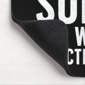 Lustige Sprüche Kunst für sarkastische Menschen Mä Mousepad (Ecke)