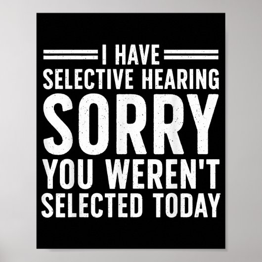 Lustige Sprüche Kunst für sarkastische Menschen Mä Poster (Vorne)