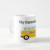 Lustige Sprüche meine Caravan Camping Kaffee Tasse (Vorderseite Links)