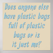 Lustige Sprüche oder Zitate zur Verwirrung Ihrer F Poster (Vorne)