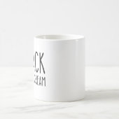 Lustige Sprüche Schwarzzucker Arbeits-Geschenke Kaffeetasse (Mittel)