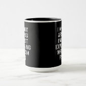 Lustige Sprüche Spaß Co-Worker Geschenk Ich streit Tasse (Zentrum)