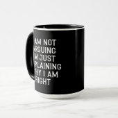 Lustige Sprüche Spaß Co-Worker Geschenk Ich streit Tasse (Vorderseite Links)