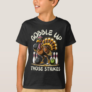 Lustige Sprüche Truthahn Bowling Thanksgiving H T-Shirt