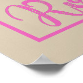 Lustige Sprüche über Rose und Liebe Poster (Ecke)