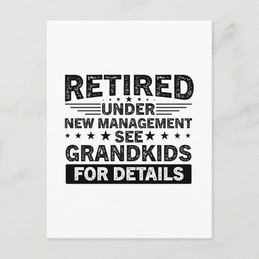 lustige Sprüche unter "Neu Management" siehe gra Postkarte (Vorderseite)