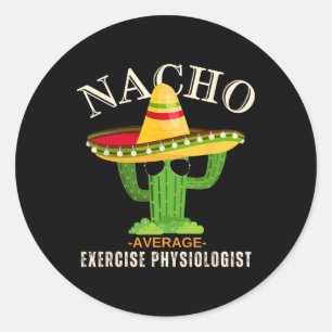 Lustige Sprüche Vintage Nacho Durchschnittliche Be Runder Aufkleber