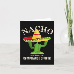 Lustige Sprüche Vintage Nacho Durchschnittliche Co Karte