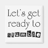 Lustige Sprüche Witze trinken Geschenke Kühlschran Magnet (Vorne)