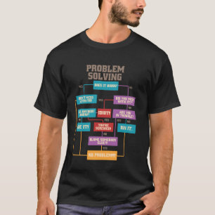 Lustige Sprüche zur Lösung von Problemen T-Shirt