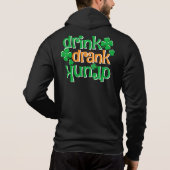 Lustige St.Patrick’s Day Herren  Hoodie (Rückseite)