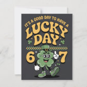 Lustige St. Patrick's Day 67 Karte (Vorderseite)