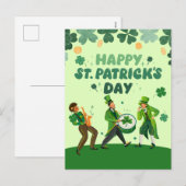 lustige St. Patricks Day Einladungen (Vorne/Hinten)