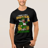 Lustige St. Patrick's Day Herren Tri-Blend Shirt (Vorderseite)