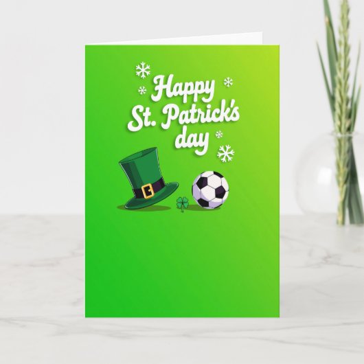 Lustige St. Patrick's Day Karte (Vorderseite)