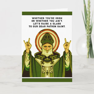 Lustige St. Patrick's Day Karte