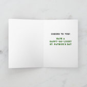 Lustige St. Patrick's Day Karte (Innenseite)