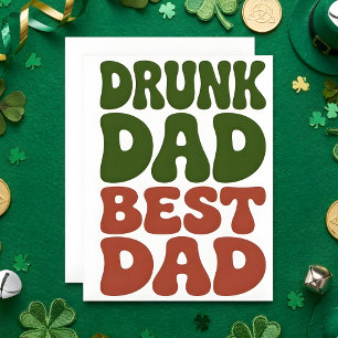 Lustige St. Patrick's Day-Karte für Papa Feiertagskarte