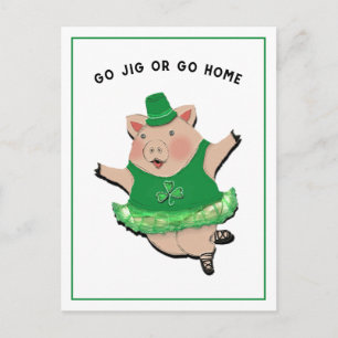 Lustige St. Patrick's Day Postkarte