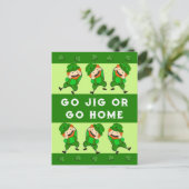 Lustige St. Patrick's Day Postkarten (Stehend Vorderseite)