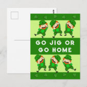 Lustige St. Patrick's Day Postkarten (Vorne/Hinten)