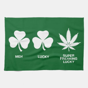 Lustige St. Patricks-Party für Männer  Geschirrtuch