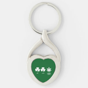 Lustige St. Patricks-Party für Männer Schlüsselanhänger