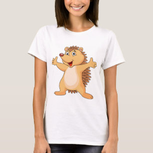 Lustige Stachelschwein-Cartoon T-Shirt