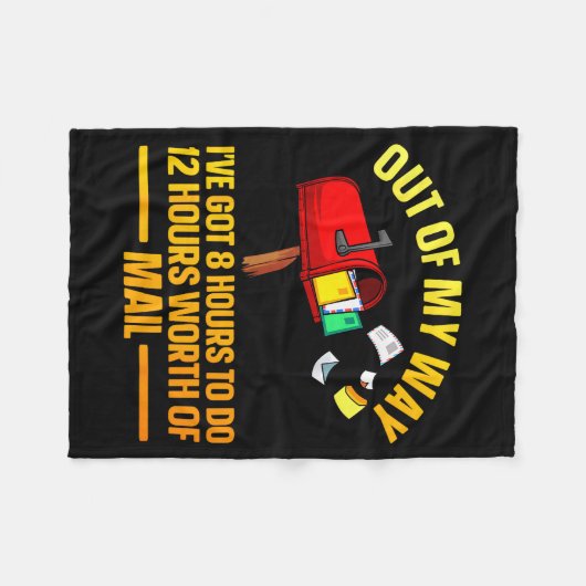 Lustige Stal-Arbeiterkunst für Männer Frauen Postb Fleecedecke (Vorderseite (Horizontal))