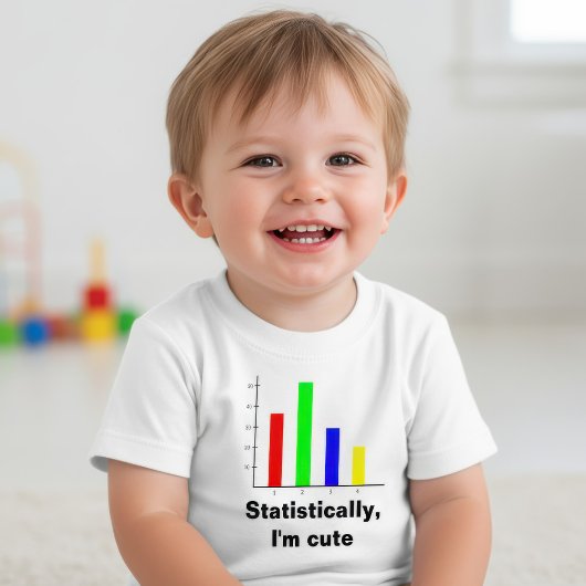 Lustige Statistiken Baby T-shirt