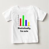 Lustige Statistiken Baby T-shirt (Vorderseite)