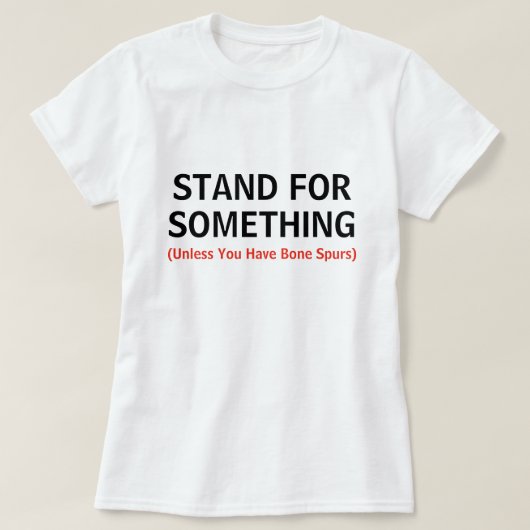 Lustige Stelle für etwas Zitat T-Shirt (Design vorne)