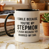Lustige Stiefmutter Kaffeetasse Bonus-Mutter Gebur