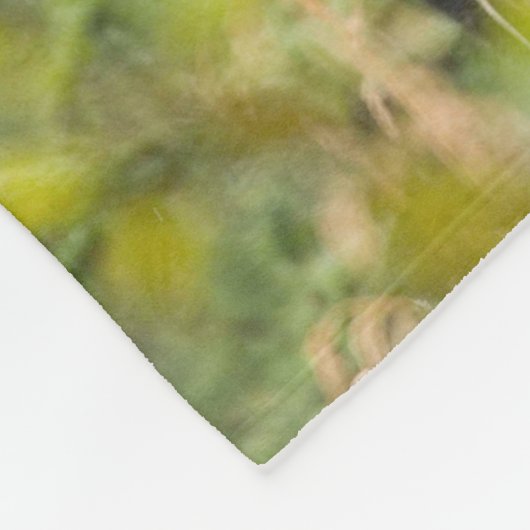 Lustige Stier-Elche Fleecedecke (Ecke)