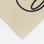 Lustige Stock-Mann-Gesichts-Entwurfs-Fleece-Decke Fleecedecke (Ecke)