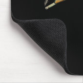 Lustige Stockente raucht Zigarette Meme Mousepad (Ecke)
