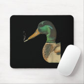 Lustige Stockente raucht Zigarette Meme Mousepad (Mit Mouse)