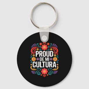 Lustige stolze de mi cultura mexikanisches Erbe sa Schlüsselanhänger