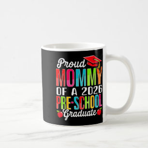 Lustige stolze Mami eines Vorschulkindes der Klass Kaffeetasse